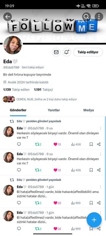 1.2k ana mailli uygun fiyatlı twitter hesabı