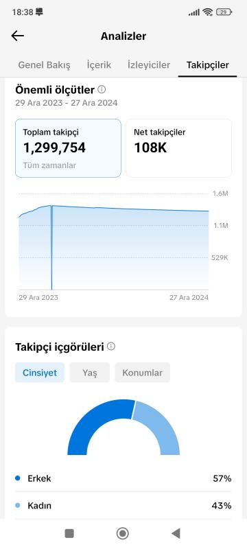 Milyonluk projelik tiktok hesabı