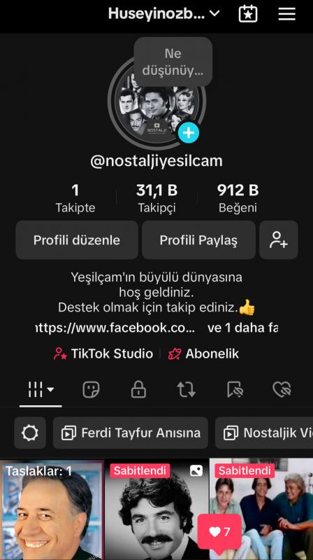 31k tiktok hesabı aktif sorunsuz