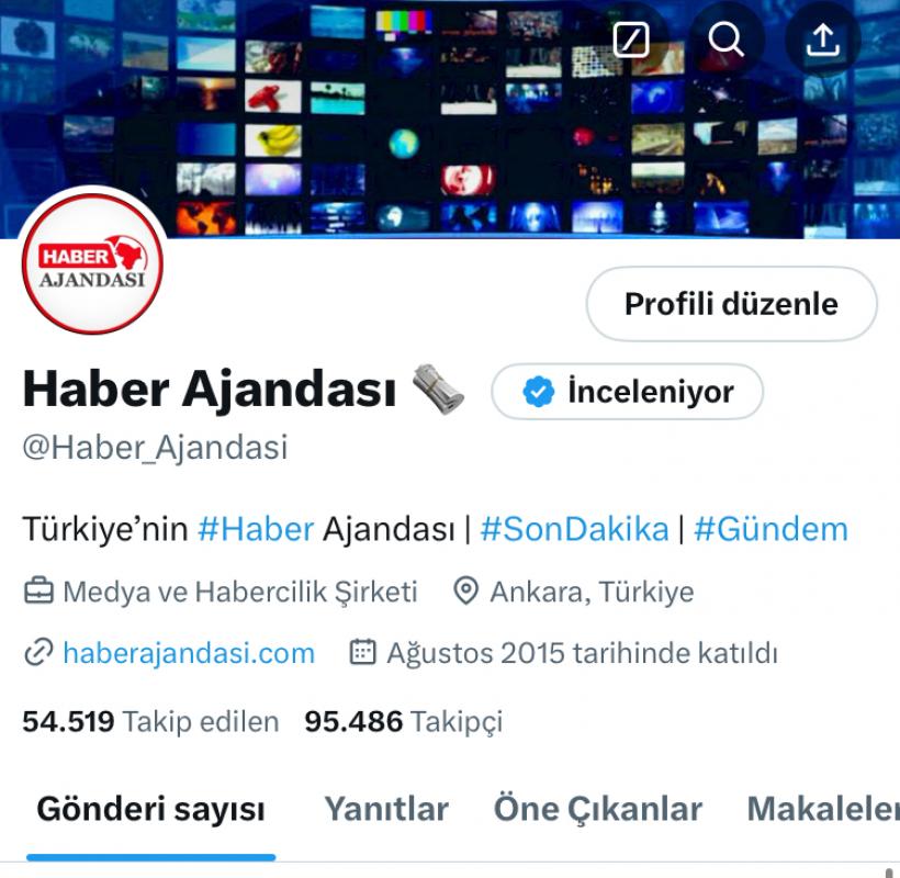 2015 tarihli aktif haber twitter hesabı