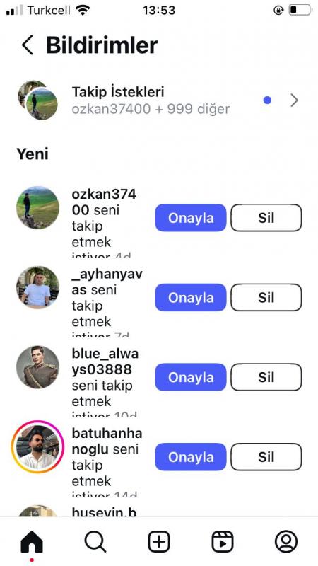 +999 istekli aktif kadın hesabı