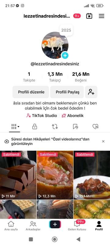 1.3 milyonluk hesap platform değişikliği nedeniyle satılmaktadır projeliktir