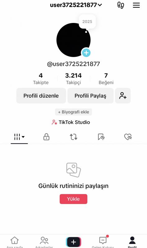 Tiktok hesap 3000 gerçek takipçili